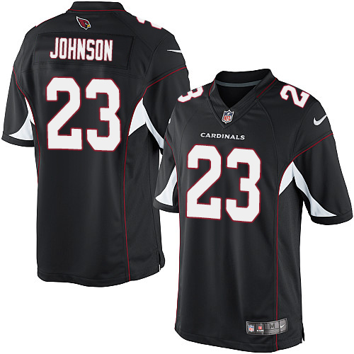 Youth Limited Chris Johnson Nike Jersey Black Alternate - #23 NFL Arizona Cardinals